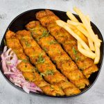 Chicken Kebab with Fries