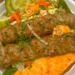 Kebab salad bowl