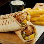 Shesh Tawook with Fries